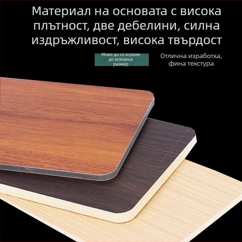 Безшевен декоративен панел от бамбук и дърво за вътрешни стени и фон на телевизора