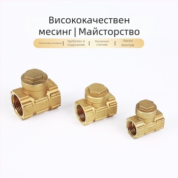 Rifeng меден клапан за обратно течение, диафрагменен тип, 1 инч, прав поток