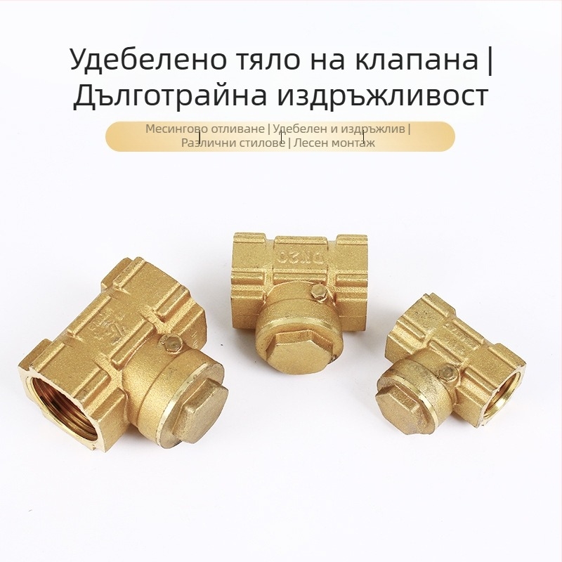 Rifeng меден клапан за обратно течение, диафрагменен тип, 1 инч, прав поток
