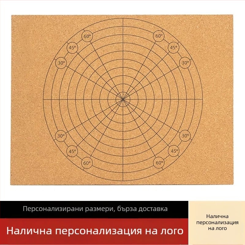 Коркова тъкаща дъска с квадратна мрежа, DIY панел за позициониране, персонализируема износоустойчива дървена дъска