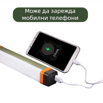 Презареждаща LED палаткова лампа за къмпинг, външно мултифункционално аварийно осветление
