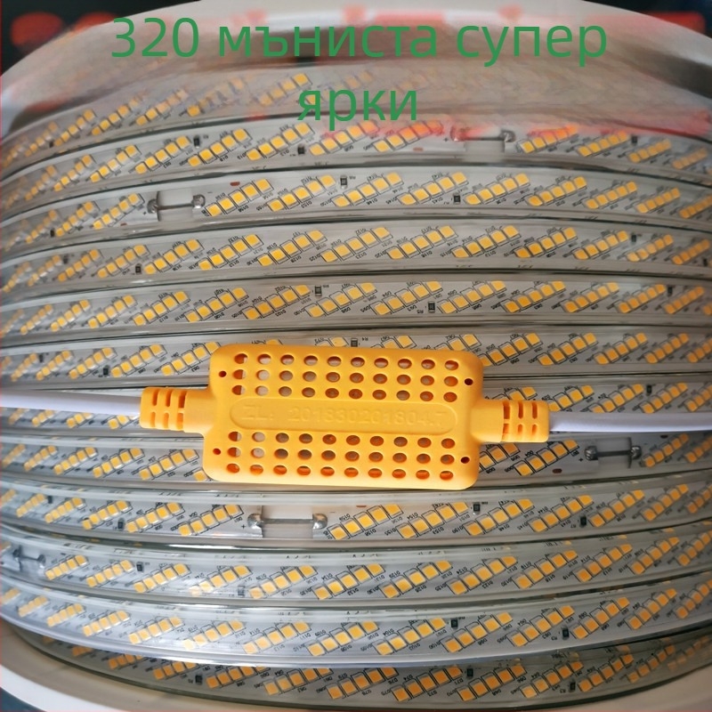 LED лента, ниско напрежение 24–36 V, външно осветление за тунели, гаражи и подземни обекти, дължина 100 m