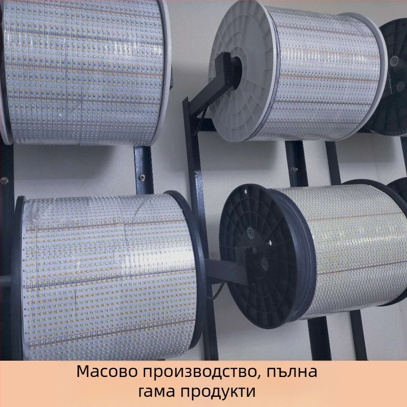 LED лента 2835 за таван, кръгла лампа за дневна, постмодерен дизайн, гъвкава светлинна лента, монохромна и двуцветна
