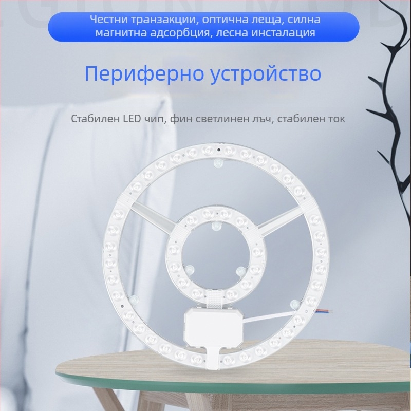 Персонализиран LED таванен панел с кръгъл светодиоден модул и светлинна лента за замяна за домашна употреба