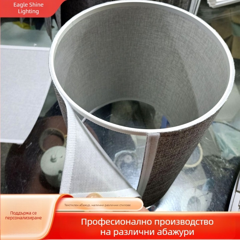 Персонализиран ленен абажур за хотелски стаи, платнен абажур за лампа, бял, сваляем висящ абажур
