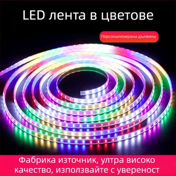 Външна LED лента за надпис с променящи се цветове, водоустойчив неонов знак, 220V