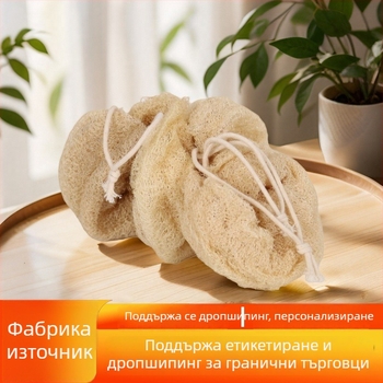Природна ръчно изработена луфа четка за измиване на съдове в кухнята
