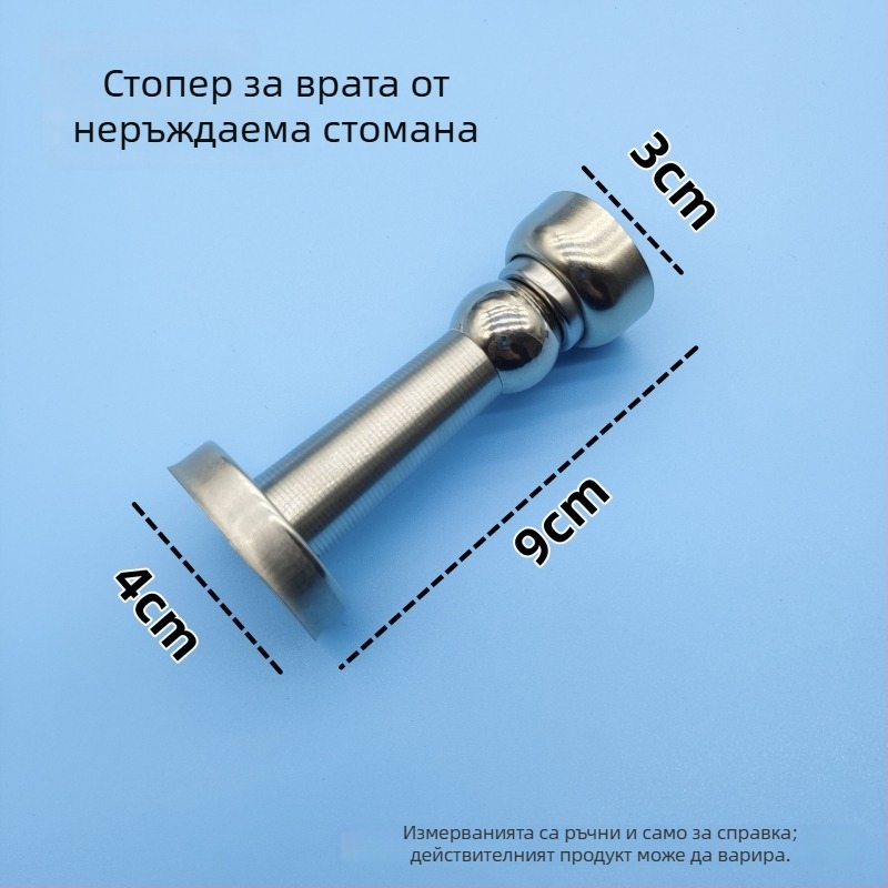 Неръждаема стомана – магнитен държач за врати, стенен и подов монтаж, силно магнитно задържане, защитник за врати за баня и спалня