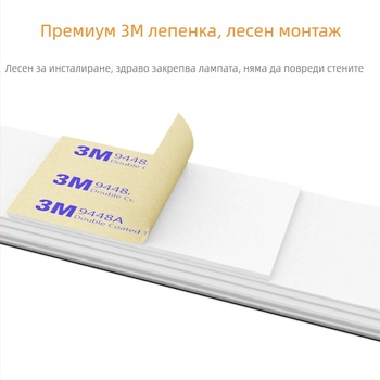 LED лампа за шкаф с датчик за движение, USB димиране, нощна лампа за спалня и гардероб с жестово управление