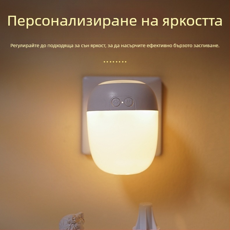 Дистанционно управлявана нощна лампа за спалня, захранване от 220V, фотосензор, защита на очите; лампа за кърмене на бебето и детска нощна лампа с функция против комари