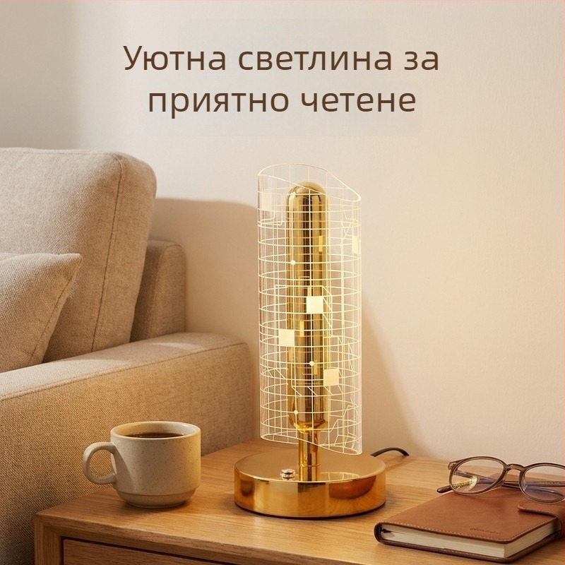 Декоративна настолна лампа с изискана атмосфера, нордически дизайн с пеперуда, нощна лампа за спалня, LED лампа, елегантно настолно осветление