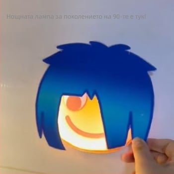 Kusmato Emoji нощна лампа, магнитна презареждаща се стенна лампа за сън, стил TikTok