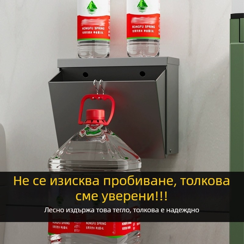 Стенно монтиран държач за тоалетна хартия, водоустойчива поставка за баня, без пробиване