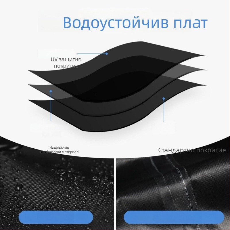 Защитно покривало за каяк, водоустойчиво, слънцезащитно и прахозащитно, оксфорд плат