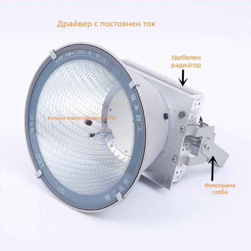 LED осветление за открити строителни кранове, 500W/1000W, за площадки и спортни съоръжения