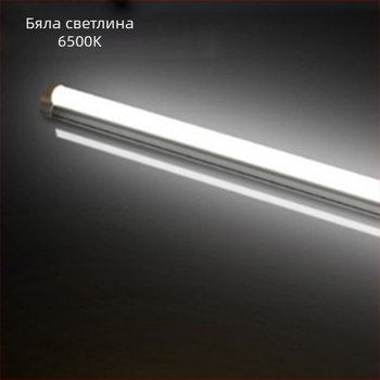 LED осветителна тръба за витрини, интегриран дизайн T5, дължина 1,2 м, дневна светлина, енергоспестяваща