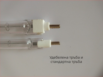 1000W волфрамова лампа тръба с клипсова стойка, 220V, за вътрешна употреба