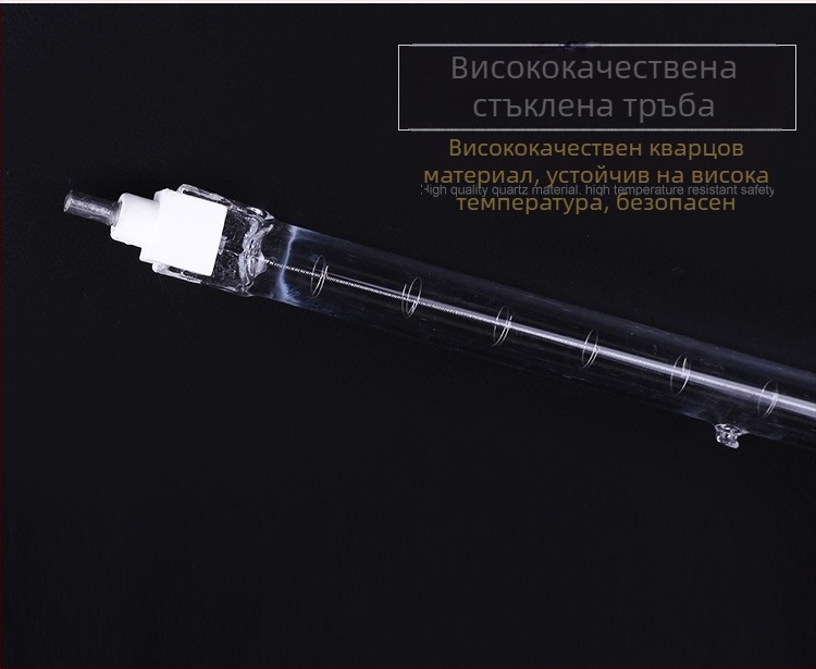 1000W волфрамова лампа тръба с клипсова стойка, 220V, за вътрешна употреба