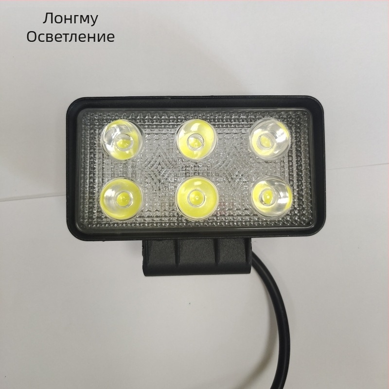 Двоен ред 18W LED работна светлина за автомобил – LED лента, светлина за инспекция, инженерна помощ, тежък клас дневни ходови светлини