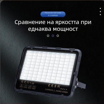 LED прожектор за външно осветление IP65 водоустойчив за индустриални работилници и фабрики, 50W, 5000lm, 90° лъч, алуминиев корпус, черен