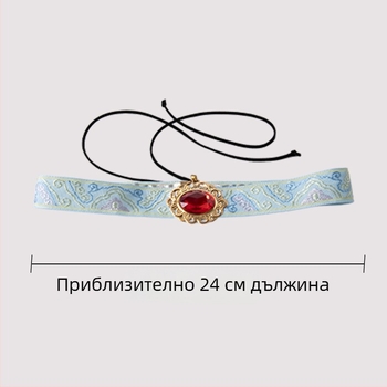 Детска лента за коса в древнокитайски стил с украса за чело – аксесоар за момчета