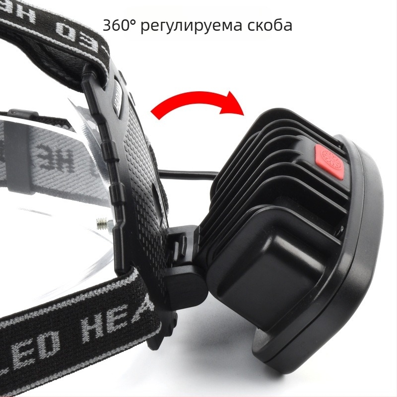 LED челна лампа с презареждане, мултифункционална за къмпинг и риболов