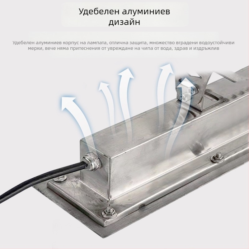 LED подводна светлинна лента за басейни и СПА – външно вградена стенна лампа
