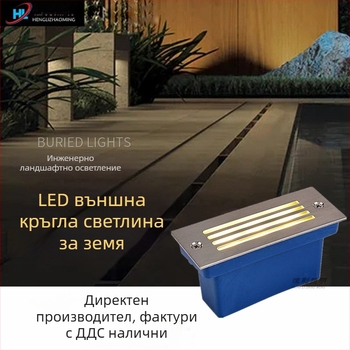 Външна водоустойчива LED лампа за стена и ъгъл за коридори и стълбища – супер ярка