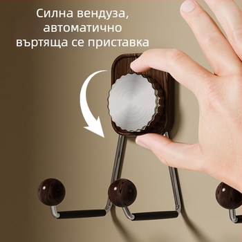 Държач за сешоар на стена с вакуумна чашка, без пробиване, за баня