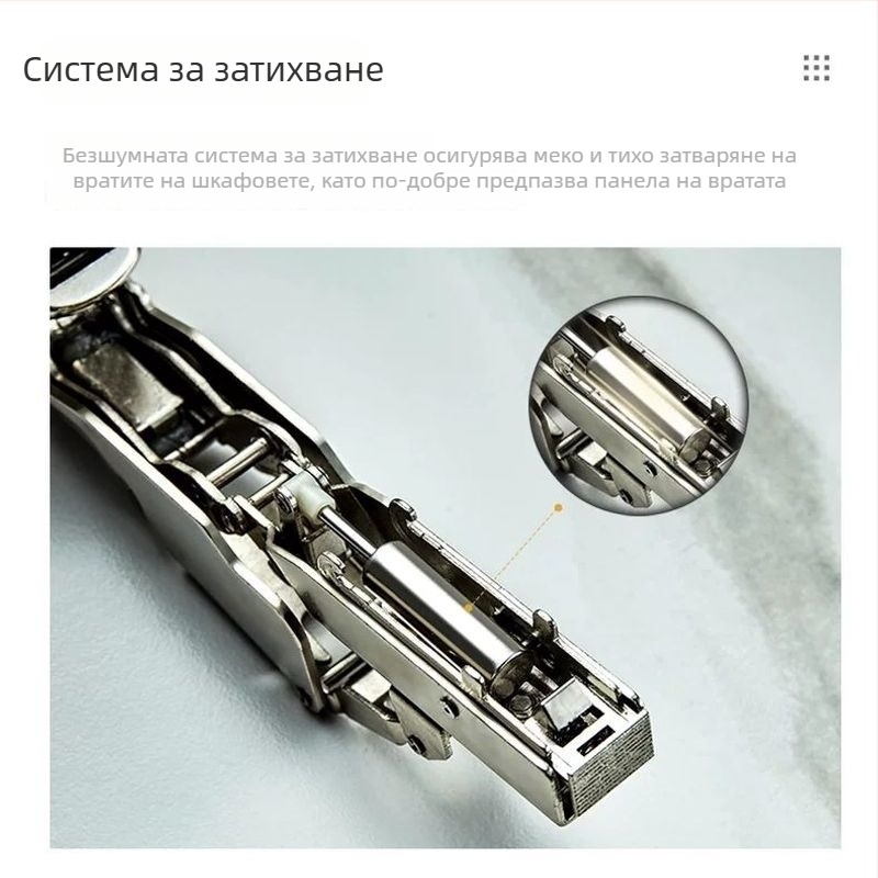 JoyLink 165-градусова панта с хидравличен буфер, специална домашна панта за шкафове