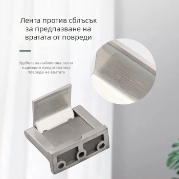 304 неръждаема стомана, 90° ръчен болт за врата против кражба, вътрешен болт за стая