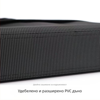 Портативна папка с цип от оксфордски плат за файлове, делова чанта за бизнес и конференции