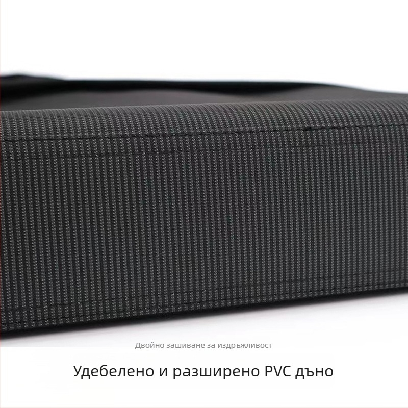Портативна папка с цип от оксфордски плат за файлове, делова чанта за бизнес и конференции