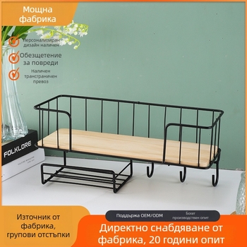 Креативна стенна поставка за декорация и съхранение — стенна полица за дневна, кухня и спалня