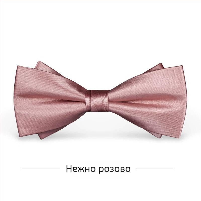 Bow tie за коктейлни партита и сватби, младоженец и домакин, британски стил едноцветен аксесоар