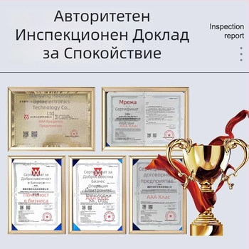 Призма за спектрално разделяне с оптично стъкло и огледално покритие, поляризираща призма леща с антиблясък, 5:5