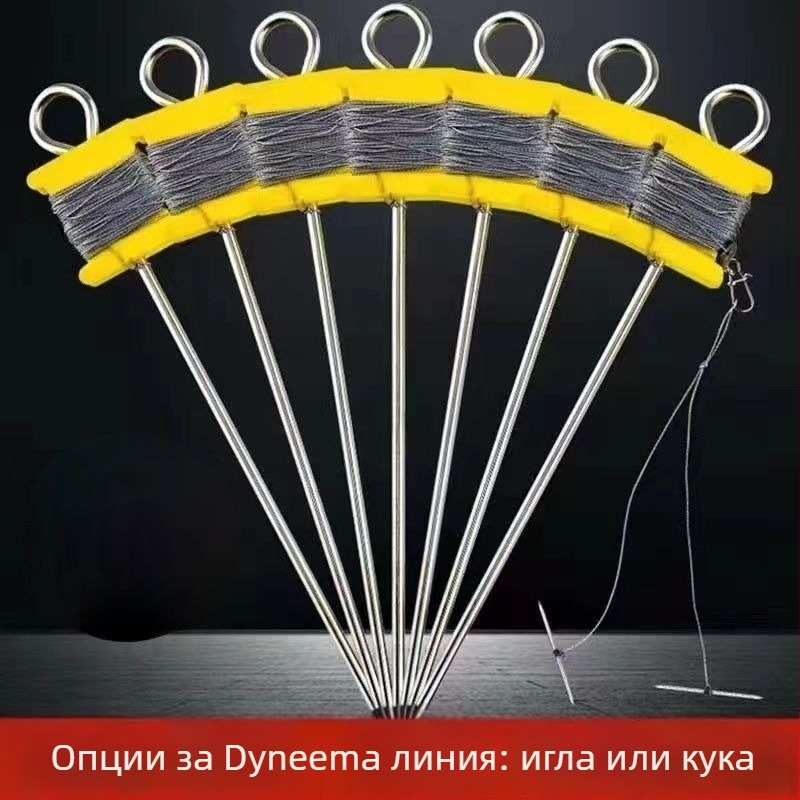 Комплект куки за костенурки с двойни върха и защита срещу изпускане