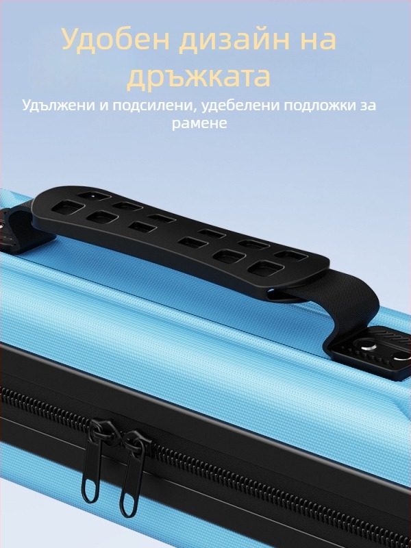 Водоустойчива чанта за риболовни пръчки с голям капацитет, лека и компактна за къси пръчки