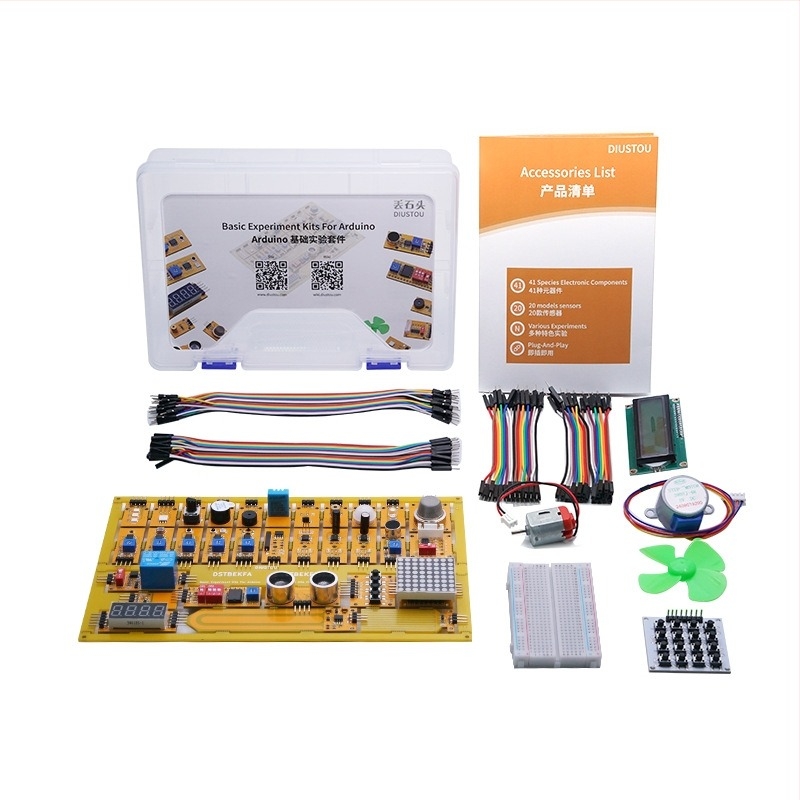 Arduino основен експериментален комплект с PCB оформление, съвместим с Raspberry Pi, 8051 и STM32