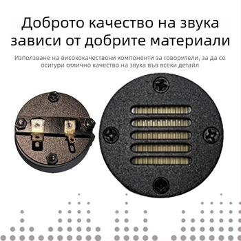 1.5-инчов високочестотен говорител Haier-стил, пневматичен тип с лента за автомобил
