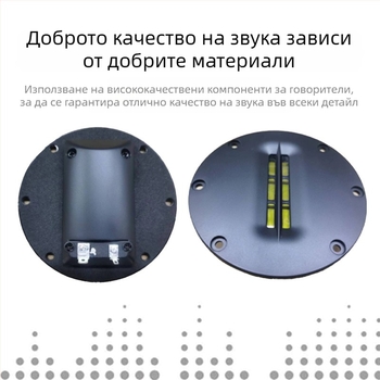 8Ω алуминиев лентов високочестотен говорител, тип лента