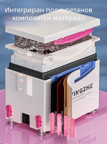 Кемпер полиуретанова риболовна кутия — здрав мултифункционален комплект с изолация за риболов