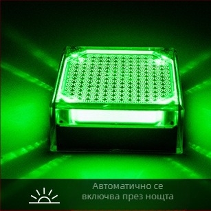 Квадратно слънчево вградено LED осветление за външни пространства – подземна лампа за паркове и площади, интегрирана ледена плоча