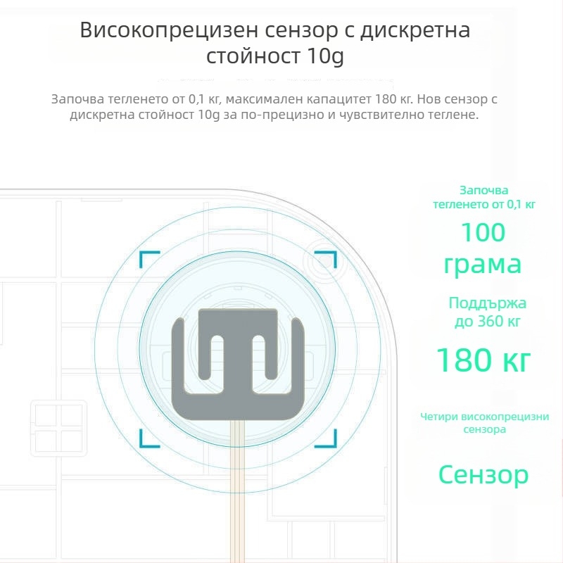 Умна везна за телесни мазнини с Bluetooth - цифрова везна за домашна употреба