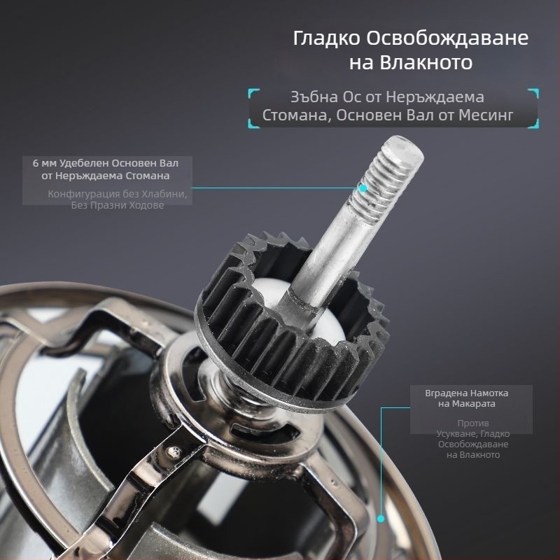 NGK цял метален спининг макара, голям капацитет за морски риболов