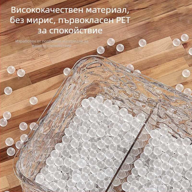 Разделена кутия за бельо с пет отделения, настолен организатор за чорапи