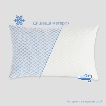 Shuzunke латексово ядро за възглавница, охлаждащ плат, бавно възстановяващо се, правоъгълна форма
