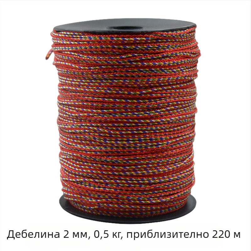 Многоцветна нейлонова гривна, плетена, ръчна изработка, DIY цветен шнур, ширина 3 мм, мотив Фестивал на драконовите лодки