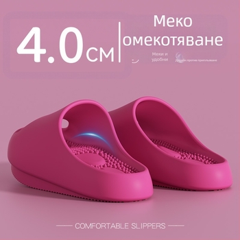 Дамски сандали с аркова опора и корекция на тазов наклон, 4 cm дебела подметка, за вътрешно и външно носене, лято.
