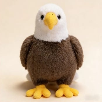Плюшена играчка орел, декоративна птица